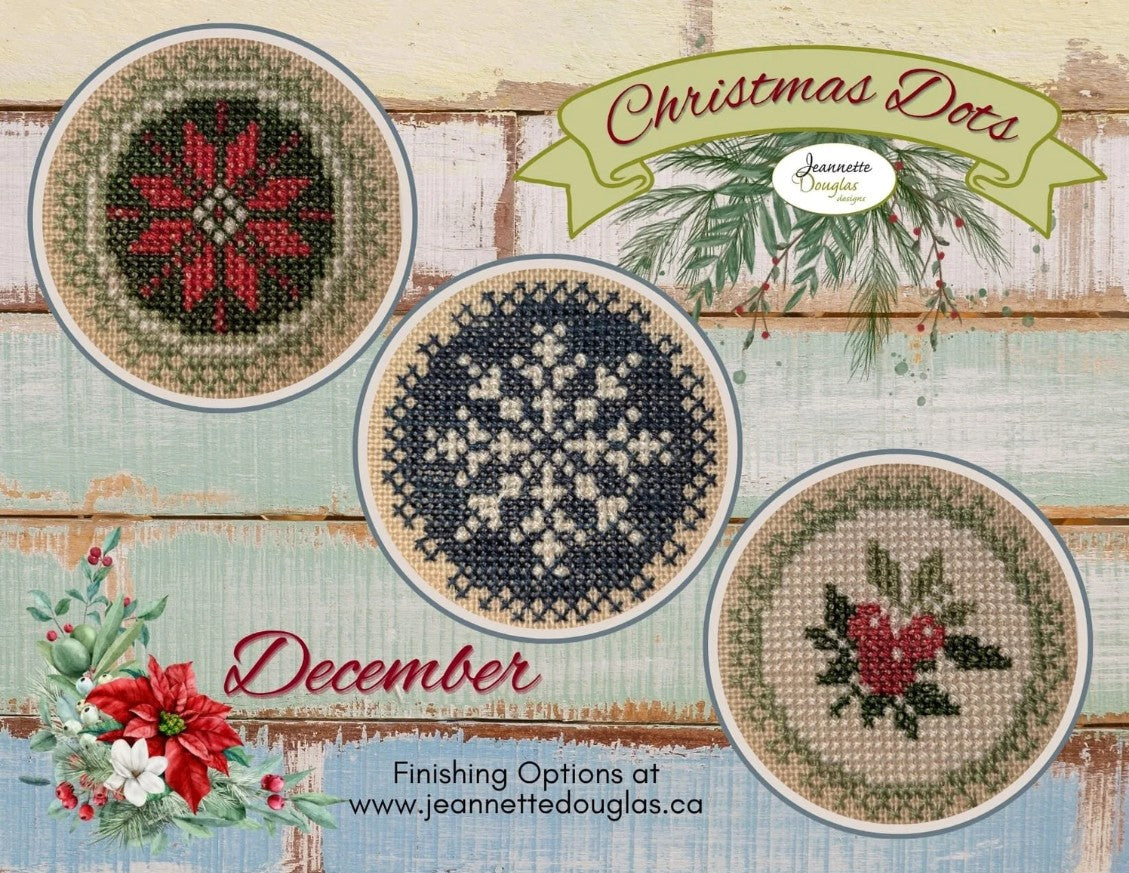 Christmas Dot Series - Cross Stitch Patterns by Jeannette Douglas