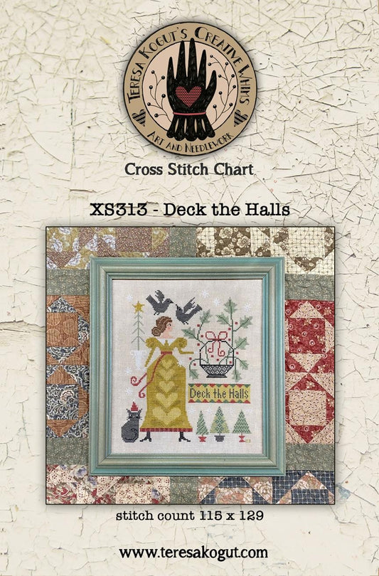 Deck the Halls - Cross Stitch Pattern by Teresa Kogut