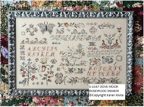 DOVE MOOR - Cross Stitch Pattern by ROSEWOOD MANOR