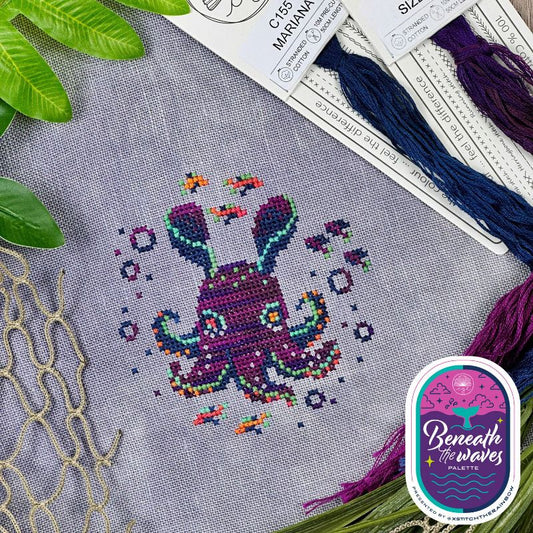 Deep Sea Dumbo - Cross Stitch Pattern by The Stitch Crypt PREORDER