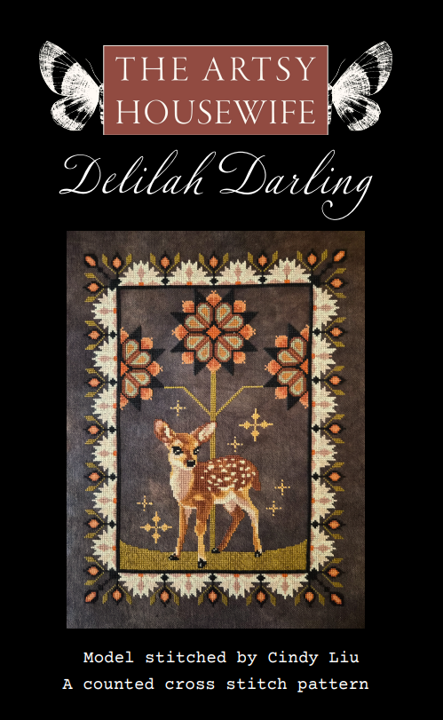 Delilah Darling - Cross Stitch Pattern by The Artsy Housewife PREORDER