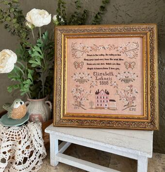 Down In The Valley - Cross Stitch Pattern by Annie Beez Folk Art