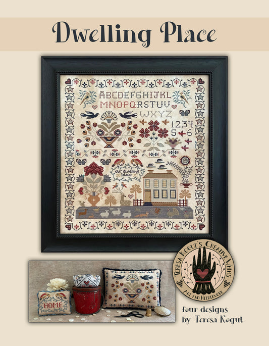 Dwelling Place - Cross Stitch Book - 4 Patterns by Teresa Kogut