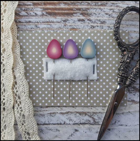 Easter Eggs Pin Set by Puntini Puntini