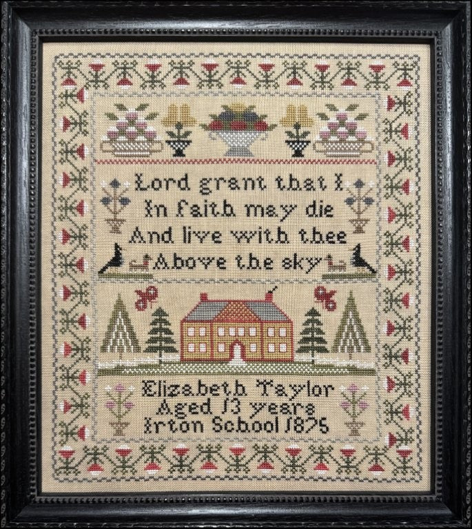 Elizabeth Taylor 1876 - Cross Stitch Pattern by The Scarlett House PREORDER