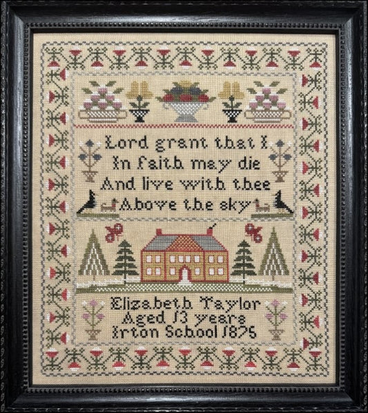 Elizabeth Taylor 1876 - Cross Stitch Pattern by The Scarlett House PREORDER