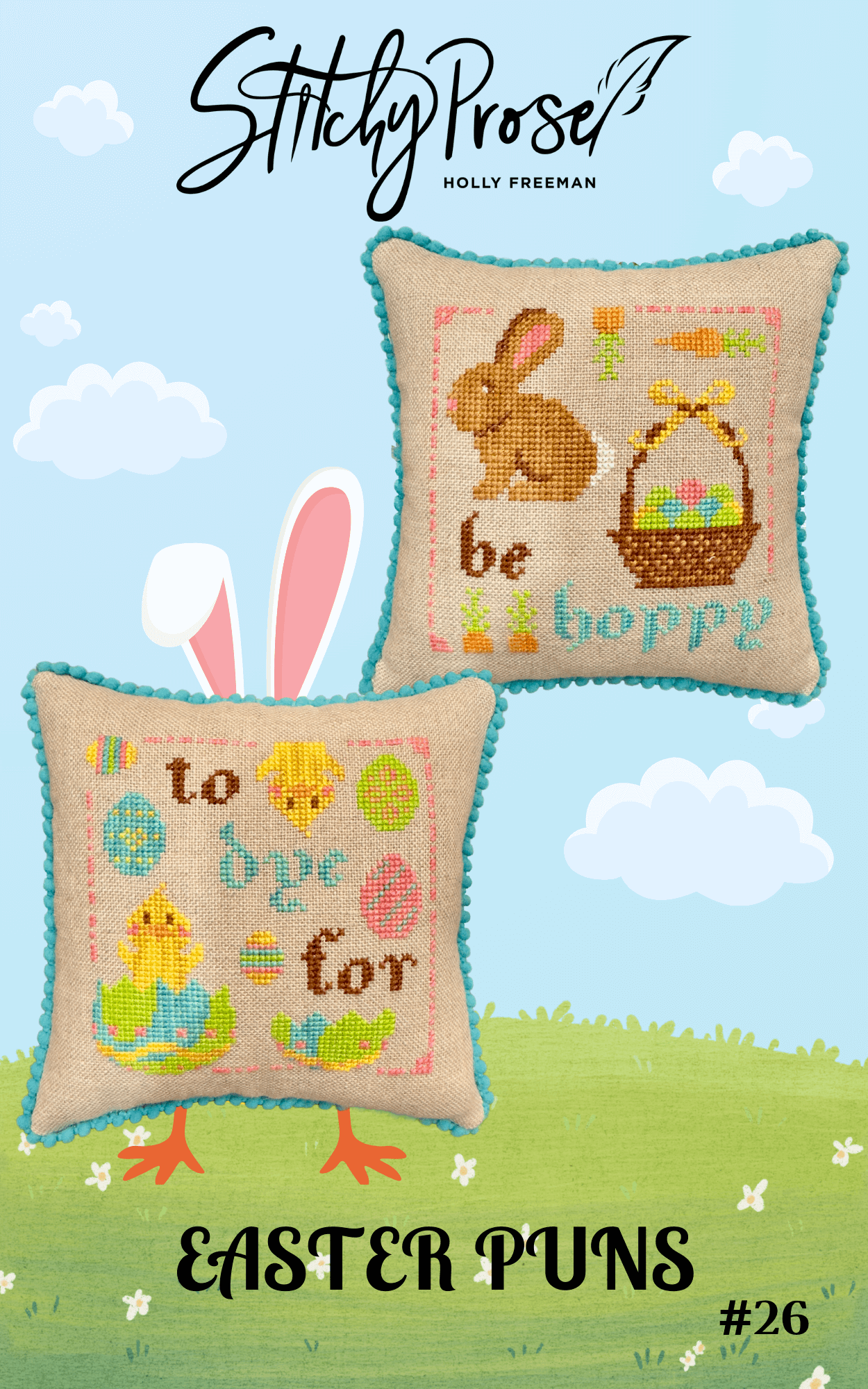 Easter Puns- Cross Stitch Chart by Stitchy Prose PREORDER