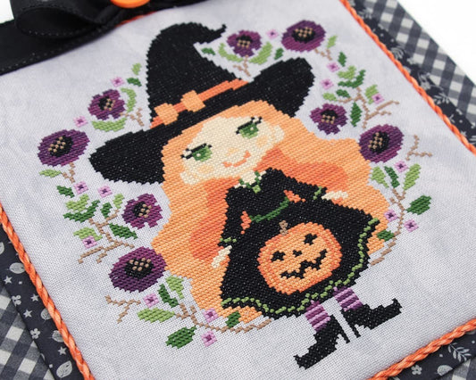 Ember: The Flower Witch - Cross Stitch pattern by Cherry Hill Stitchery