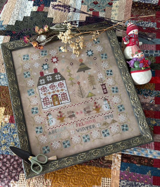 Enchanted Winter Sampler - Cross Stitch Pattern by Pansy Patch Quilts & Stitchery PREORDER