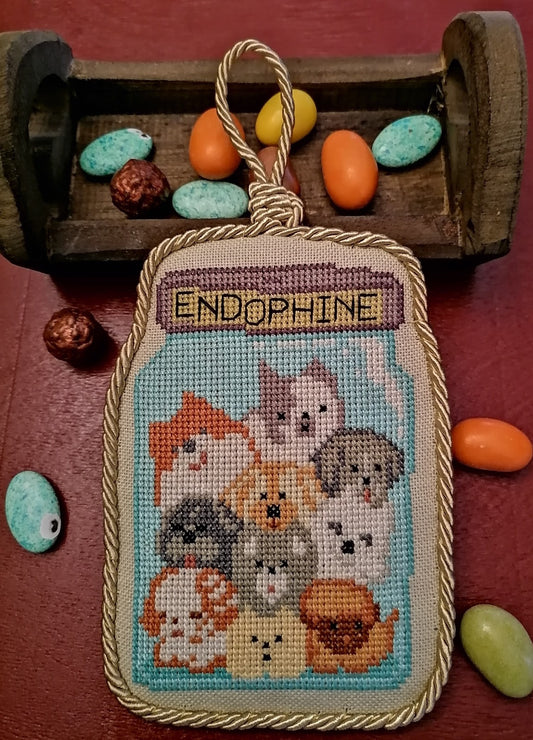 Endorphine - Cross Stitch Pattern by Twin Peak Primitives PREORDER