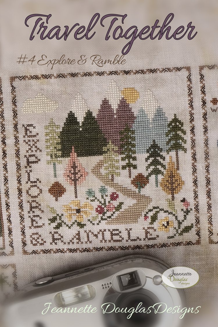 Travel Together Series - Cross Stitch Patterns by Jeannette Douglas