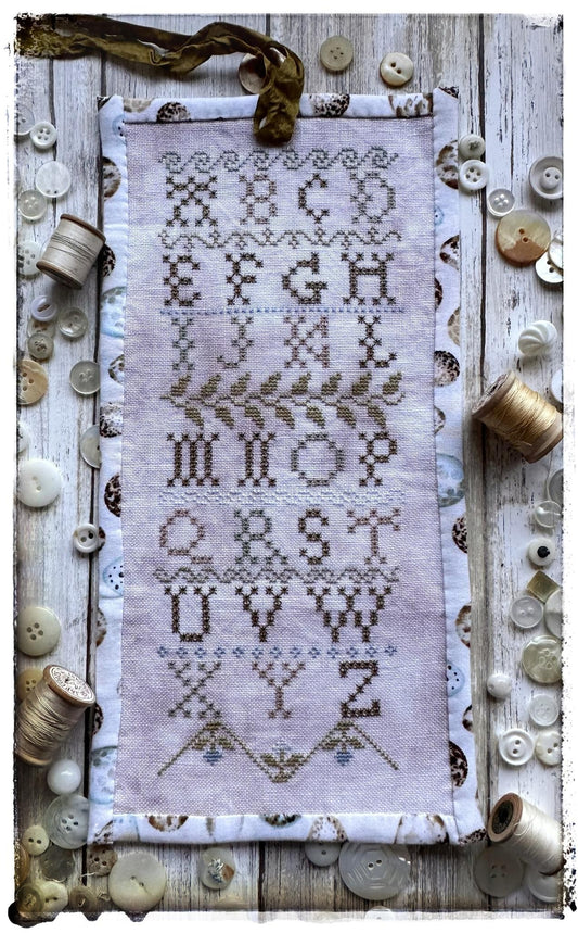 Eyelet Sampler Sewing Roll - Cross Stitch Pattern by Lucy Beam PREORDER