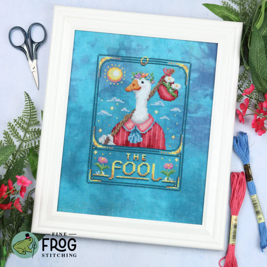 Feather Tarot: The Fool - Cross Stitch pattern by Fine Frog Stitching