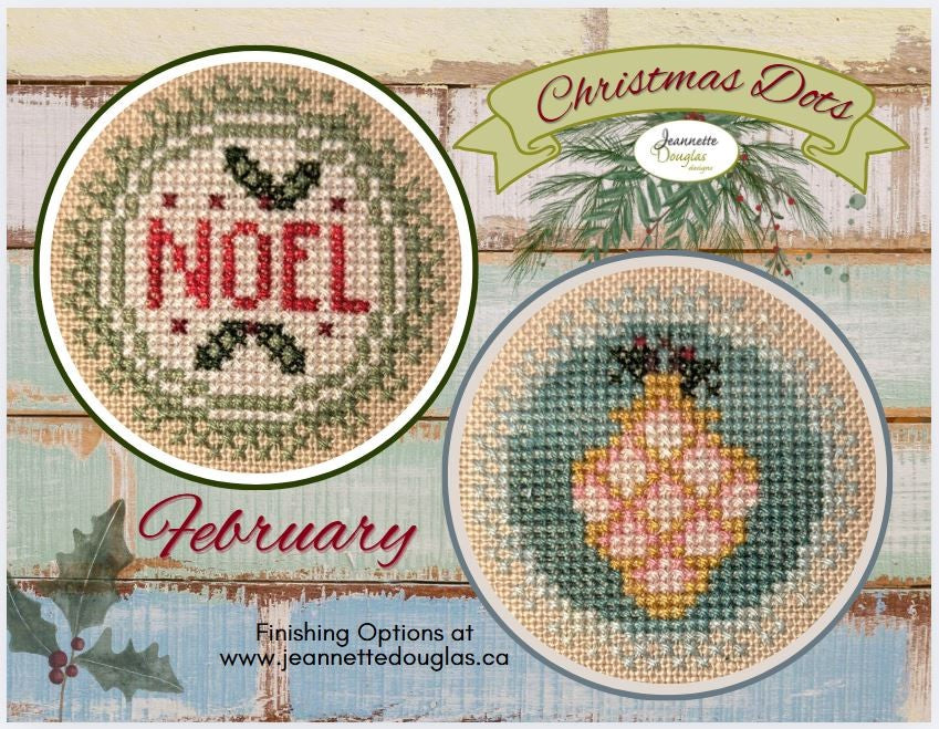 Christmas Dot Series - Cross Stitch Patterns by Jeannette Douglas PREORDER