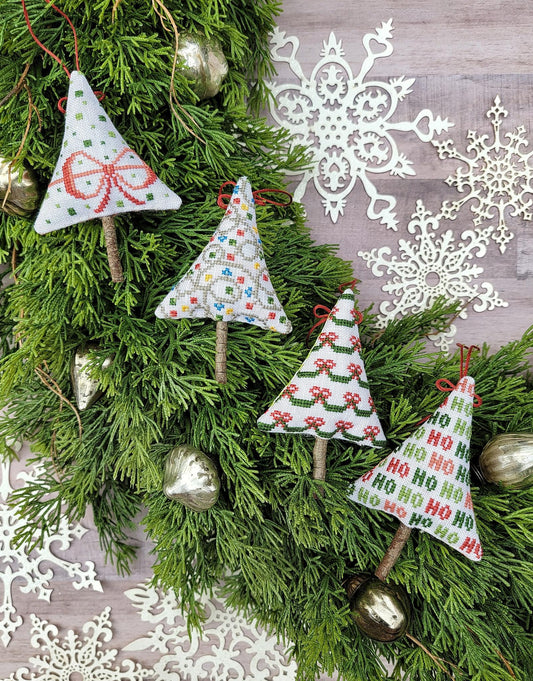 Festive Mini Trees - Cross Stitch Pattern by Hello from Liz Mathews