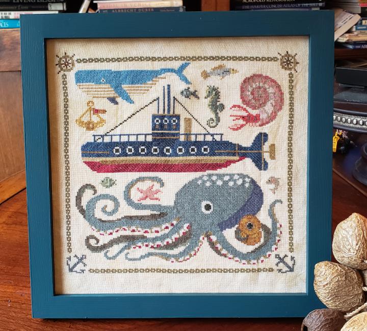 Five-Fathom Fantasy - Cross Stitch Pattern by Siren Stitchworks PREORDER