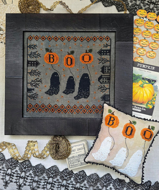 Ghosting to Town - Cross Stitch Pattern by Hello from Liz Mathews