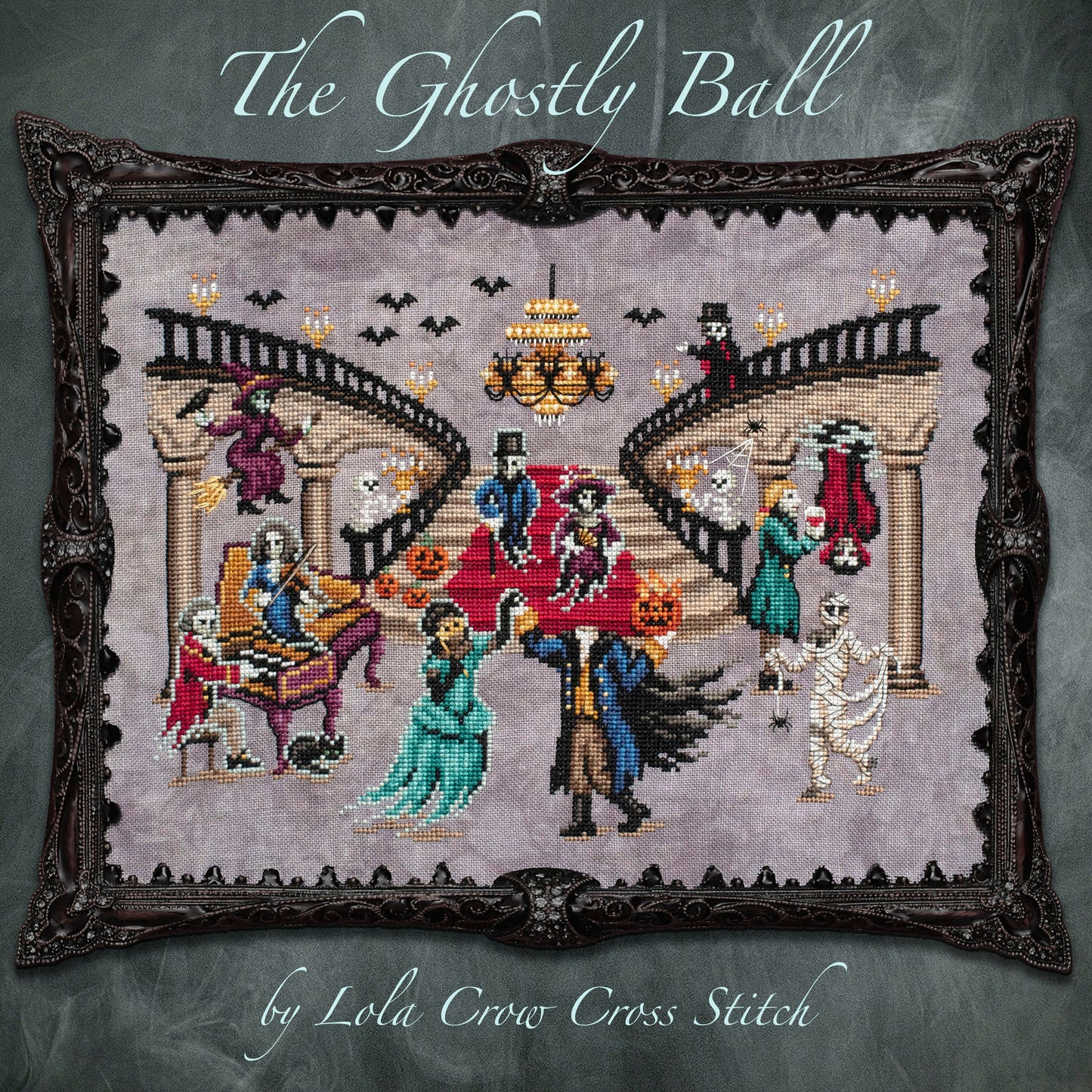 The Ghostly Ball -  Cross Stitch Pattern by Lola Crow