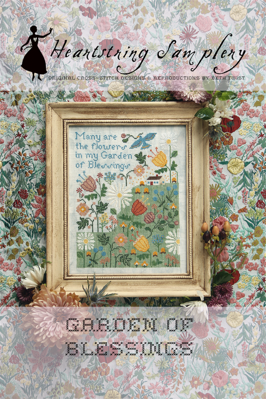 Garden of Blessings - Cross Stitch Pattern by Heartstring Samplery PREORDER