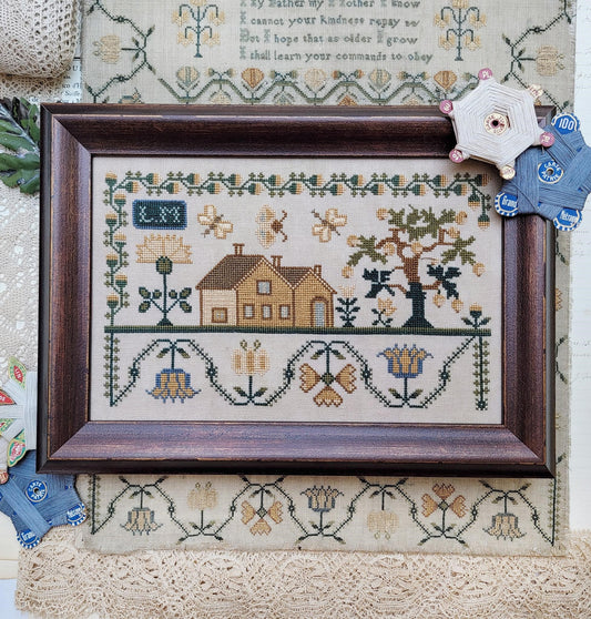 Golden Sampler Fragment - Cross Stitch Pattern by Hello from Liz Mathews