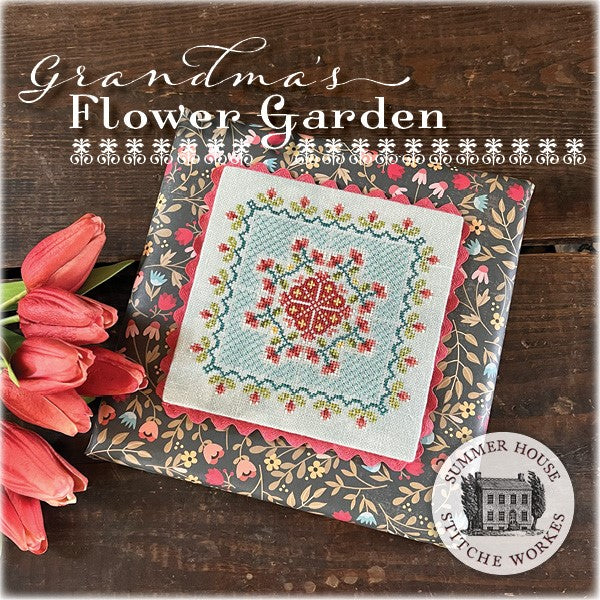 Grandma's Flower Garden- Cross Stitch Chart by Summer House Stiche Workes