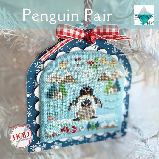 Penguin Pair - Cross Stitch Pattern by Hands On Design