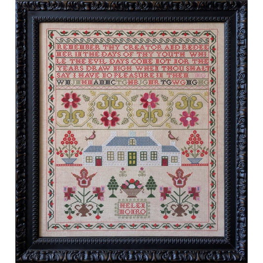 Helen Monro - Reproduction Sampler Pattern by Whilst Iris Naps PREORDER