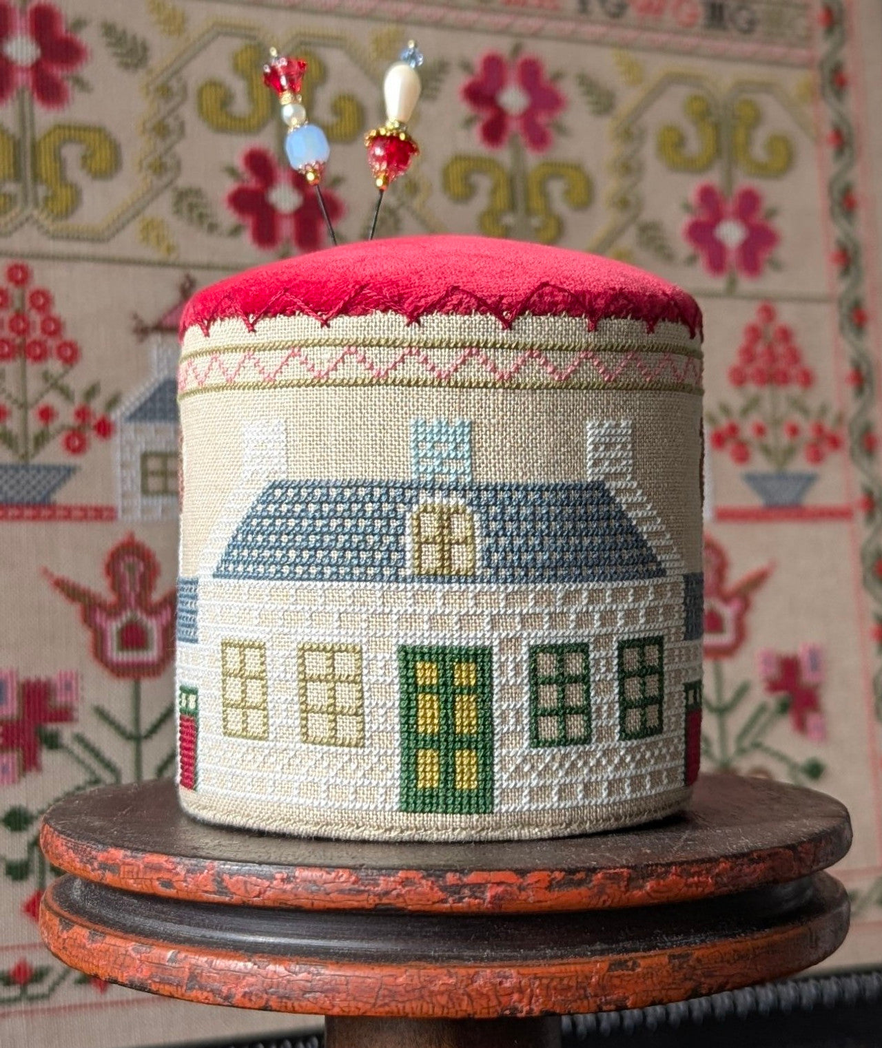 Helen's Drum - Cross Stitch Pattern by Whilst Iris Naps PREORDER