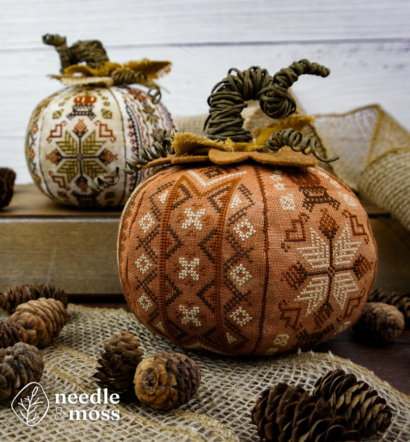Hello, Pumpkin - Cross Stitch Pattern by Needle and Moss PREORDER