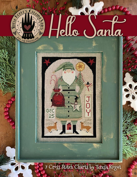 Hello Santa - Cross Stitch Pattern book by Teresa Kogut