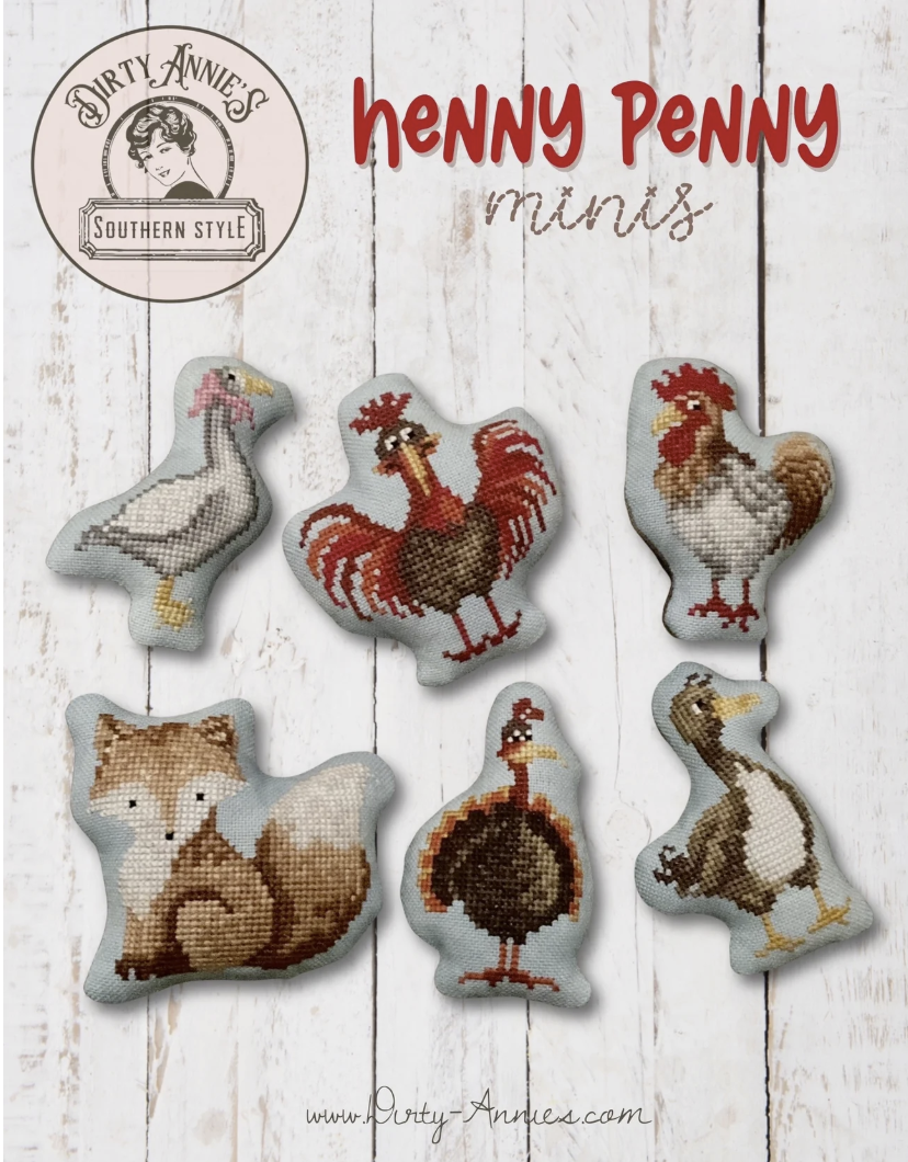 Henny Penny Minis - Cross Stitch Pattern by Dirty Annie's PREORDER