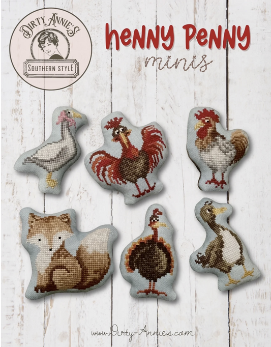 Henny Penny Minis - Cross Stitch Pattern by Dirty Annie's PREORDER