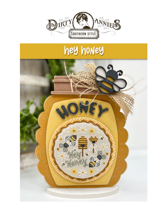 Hey Honey - Cross Stitch Pattern by Dirty Annie's PREORDER