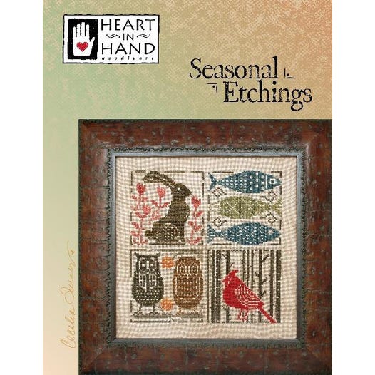 Seasonal Etchings - Cross Stitch Pattern by Heart in Hand