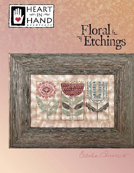 Floral Etchings - Cross Stitch Pattern by Heart In Hand