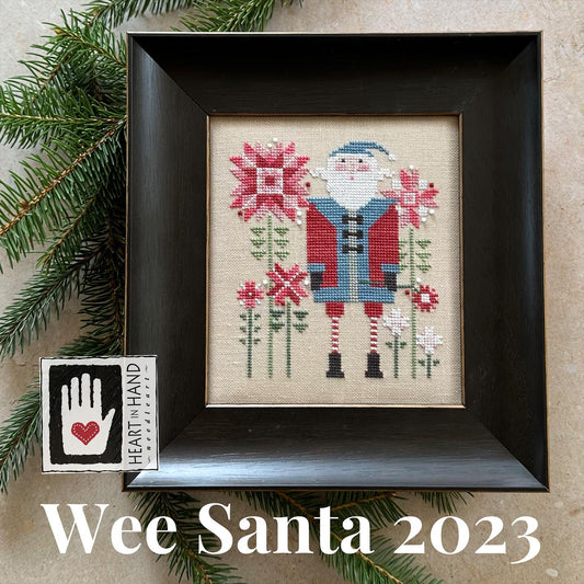 Wee Santa 2023 - Cross Stitch Pattern by Heart in Hand