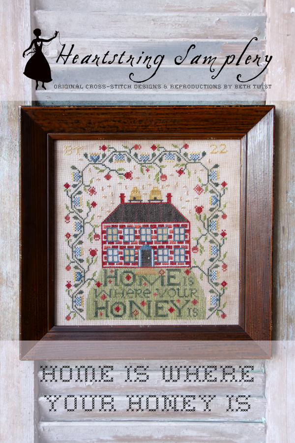 Home Is Where Your HONEY Is - Cross Stitch Chart by Heartstring Samplery