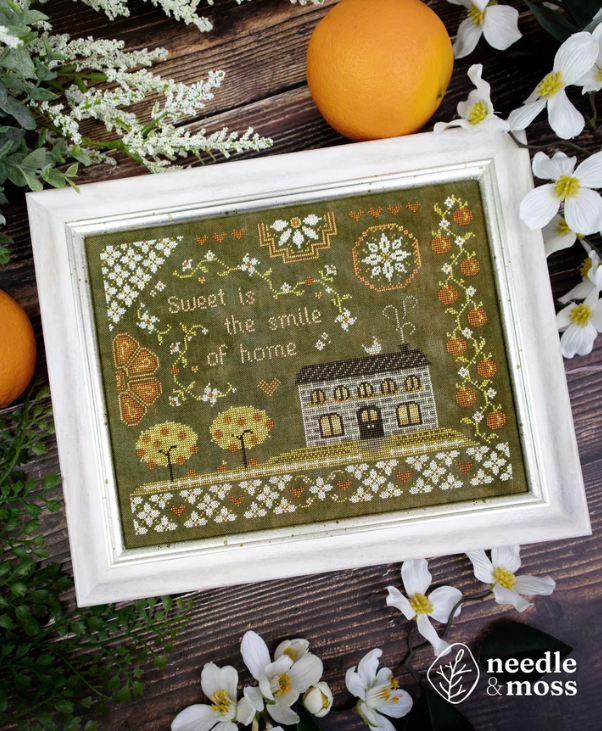 Home So Sweet - Cross Stitch Pattern by Needle and Moss PREORDER