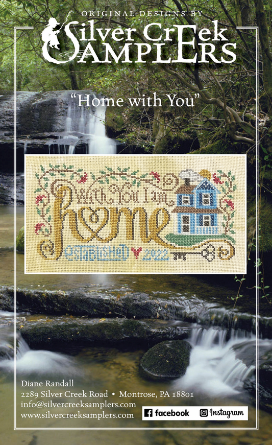 Home With You - Cross Stitch Pattern by Silver Creek Samplers