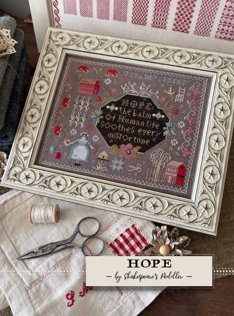 HOPE- Cross Stitch Pattern by Shakespeare's Peddler PREORDER