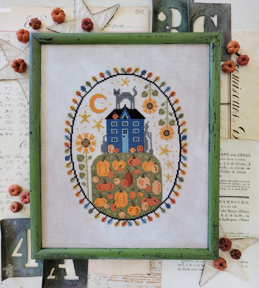 House on Pumkin Hill - Cross Stitch Pattern by Hello from Liz Mathews
