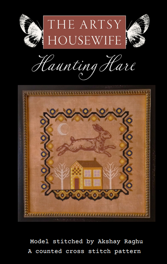 Haunting Hare - Cross Stitch Pattern by The Artsy Housewife PREORDER
