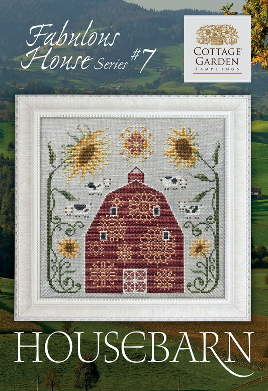 Housebarn - #7 Fabulous Houses - Cross Stitch Chart by Cottage Garden Samplings