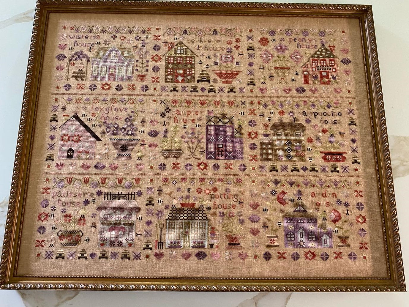 Cappucino House  - Cross Stitch Pattern by Pansy Patch