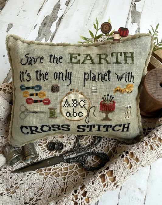 CROSS STITCH - Save The Earth Series - Cross Stitch pattern by Puntini Puntini