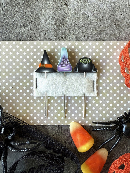 Witchy Pin Set by Puntini Puntini