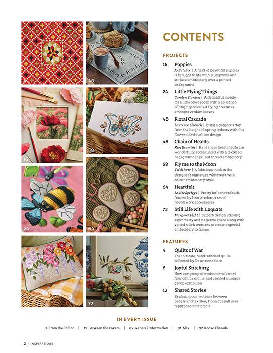 Inspirations Magazine Issue 125 - Painting with Thread