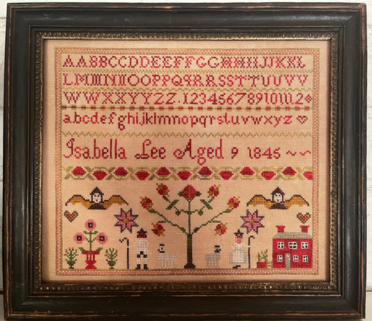 Isabella Lee 1845 - Cross Stitch Chart by Running with Needles & Scissors