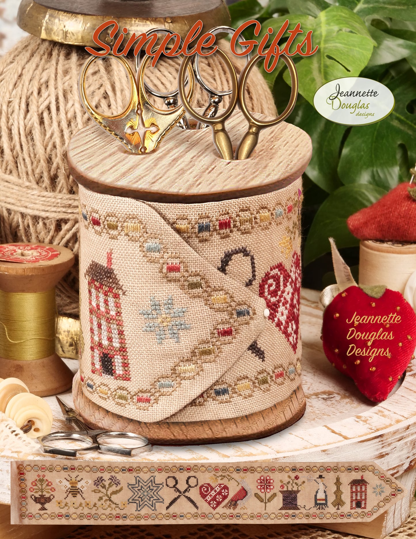 Simple Gifts - Cross Stitch Pattern by Jeannette Douglas PREORDER