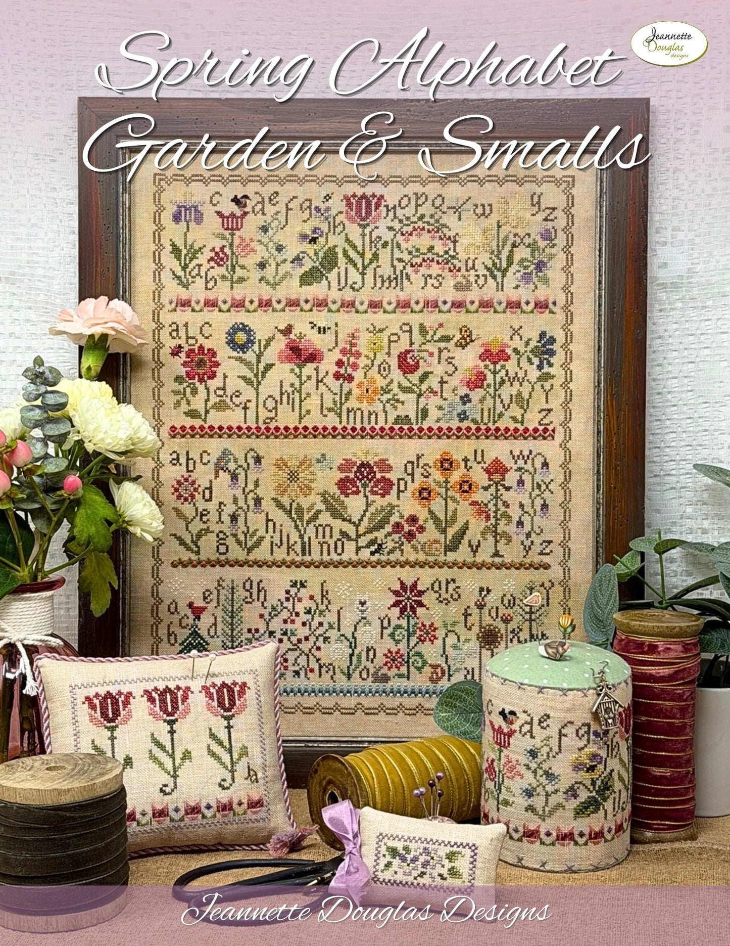 Spring Alphabet Garden - Cross Stitch Pattern by Jeannette Douglas PREORDER